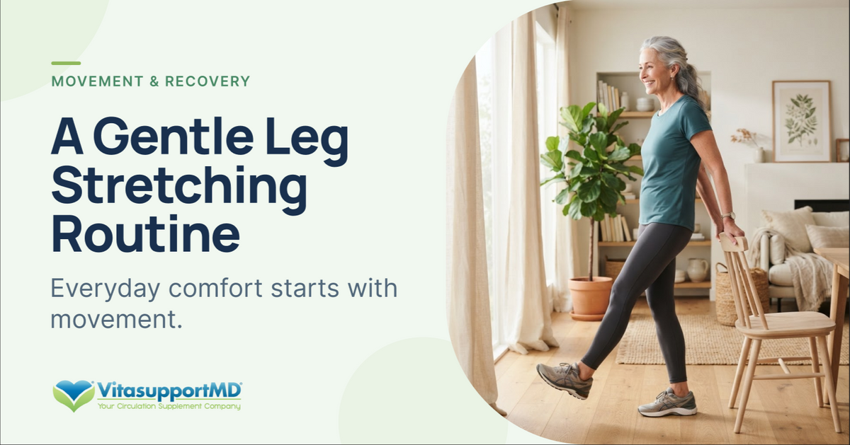 A Gentle Leg Stretching Routine for Everyday Comfort
