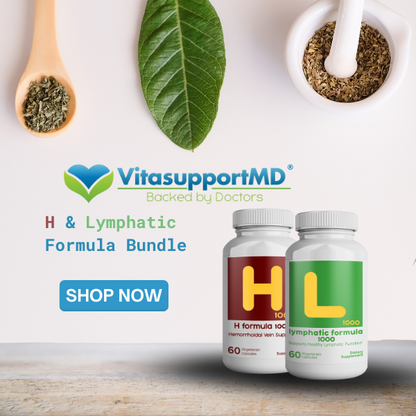 H Formula &amp; Lymphatic Formula Bundle VitaSupportMD