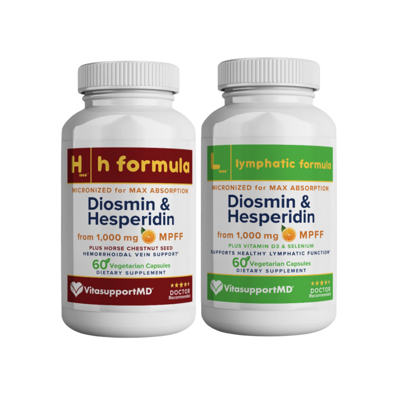 H Formula & Lymphatic Formula Bundle VitaSupportMD