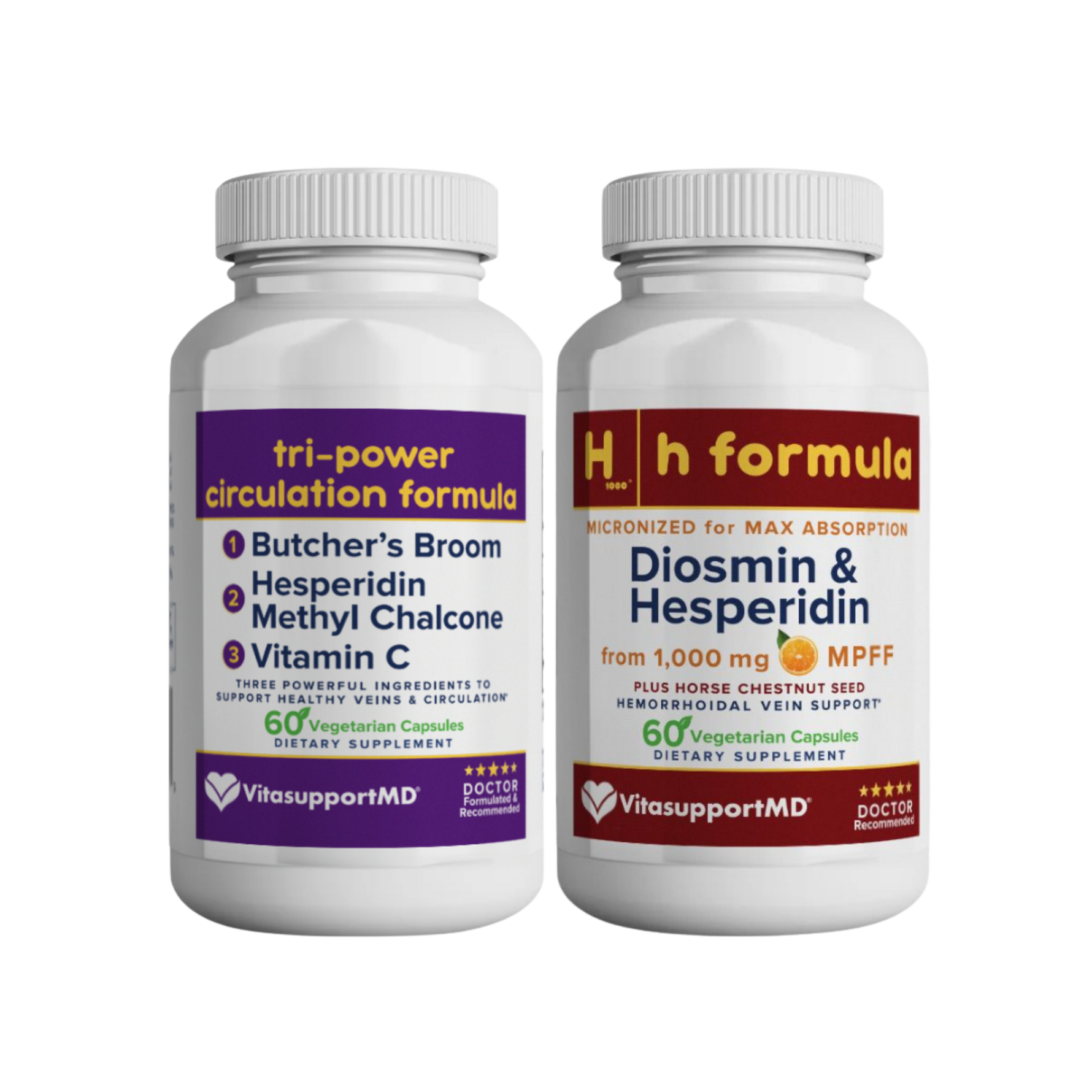 Tri-Power Circulation Formula & H Formula Bundle VitaSupportMD