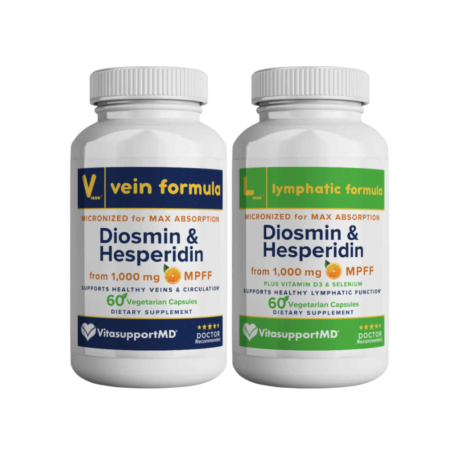 Vein Formula & Lymphatic Formula Bundle VitaSupportMD