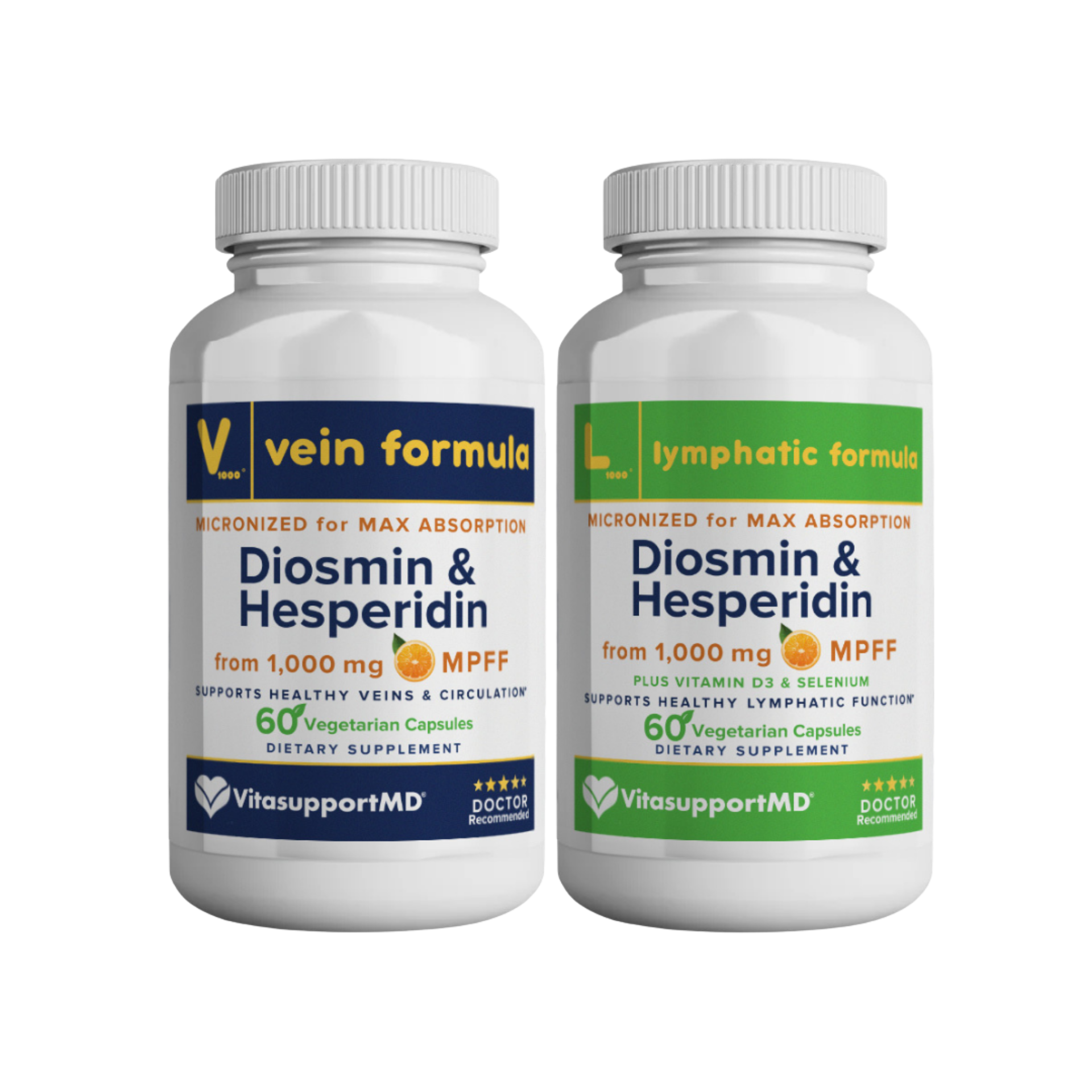 Vein Formula & Lymphatic Formula Bundle VitaSupportMD
