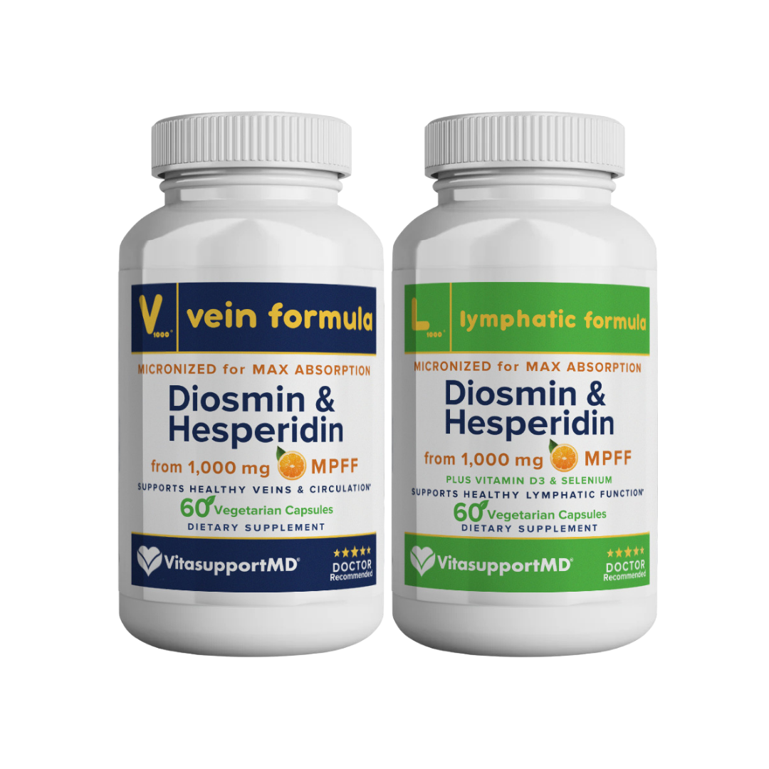 Vein Formula &amp; Lymphatic Formula Bundle VitaSupportMD