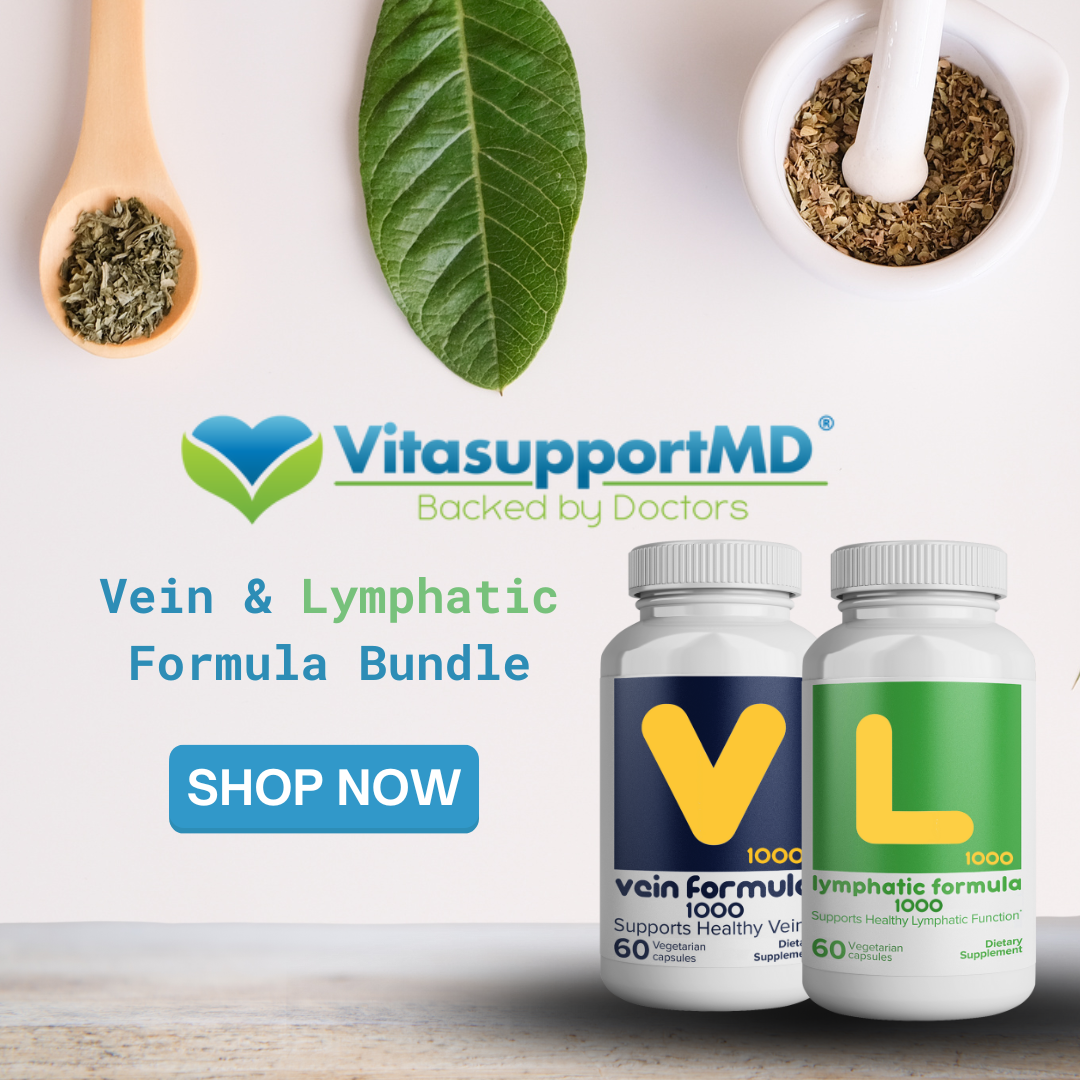 Vein Formula &amp; Lymphatic Formula Bundle VitaSupportMD